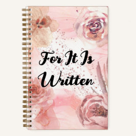 Für es ist Floral Journal geschrieben Notizbuch