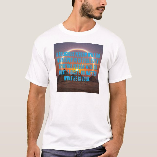 "für etwas leben" T-Shirt (Vorderseite)