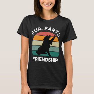 Fur, Farts, Friendship - Funny Dog Lover Retro T-Shirt