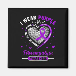 Für Fibromyalgie Lila Schutzfolie 1 Magnet
