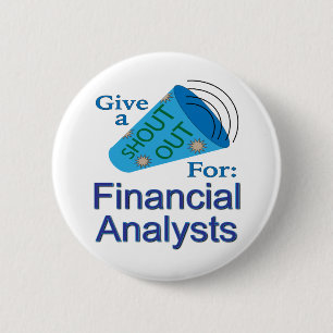Für Finanzanalysten ausrufen Button