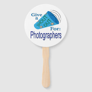 Für Fotografen ausrufen Fächer