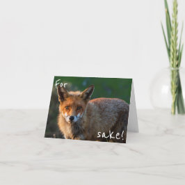 Für Fox-Grund. Es ist Ihr Geburtstag wieder? Karte