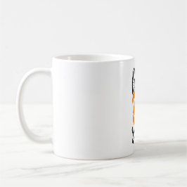 Für Fox-Grund - Weiß 11 Unze-Klassiker-Tasse Kaffeetasse