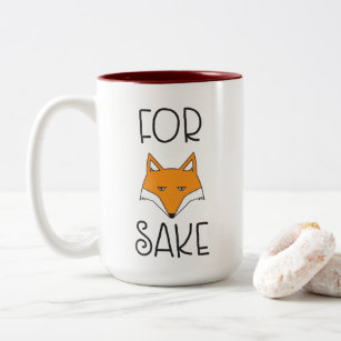 Für Fox-Grund Zweifarbige Tasse