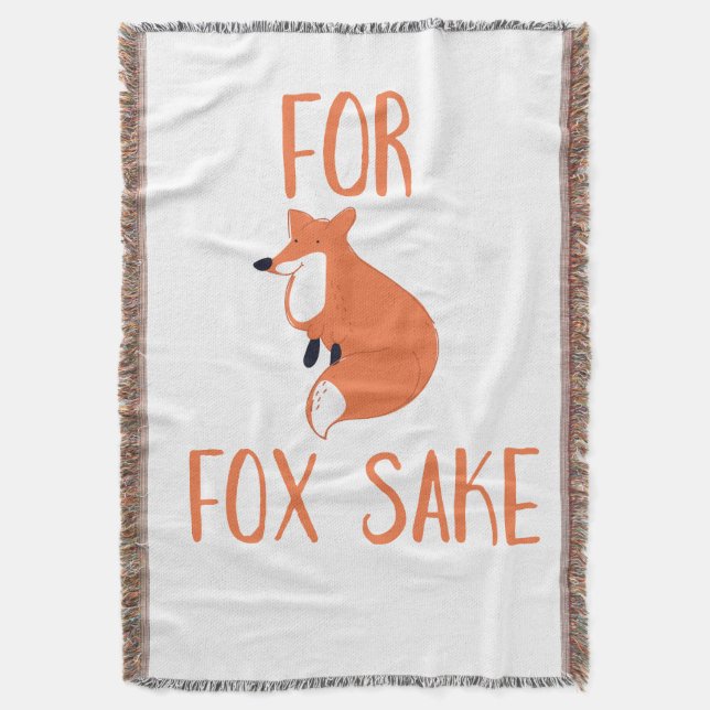 Für Fox Sake Decke (Vorderseite Vertikal)