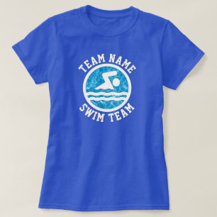 Für Frauen ist das Schwimmen und Tauchen Teamname T-Shirt