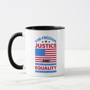 Für Freiheit, Recht und Gleichheit Tasse
