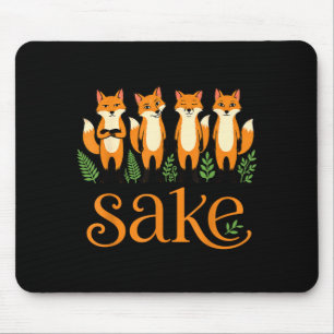 Für Fuchs wegen vier Füchse lustiges Waldtier Mousepad