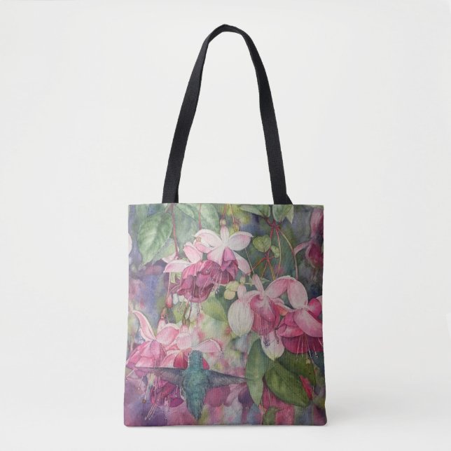 Für Fuchsien summend Tasche (Vorderseite)