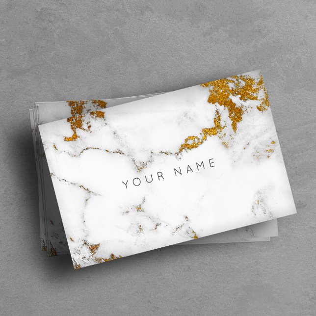 Für Gaayu Golden White Gray Marble Vip Visitenkarte ( Golden White Gray Marble Vip Business Card)