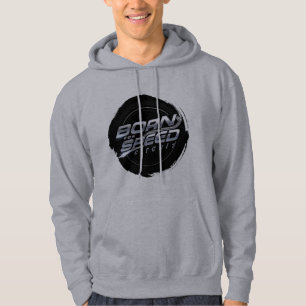 Für Geschwindigkeit geborener Circuit Turbo Bluepr Hoodie