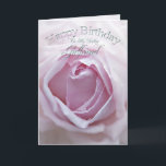 Für Girlfriend eine Geburtstagskarte mit rosa Rosa Karte<br><div class="desc">Ein zartes,  blassrosa Rosa erhob sich im nahen auf. Eine wunderschöne Geburtstagskarte,  die Sie anpassen können,  um Ihre eigenen Gefühle zu vermitteln.</div>
