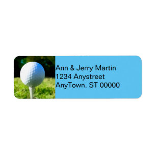 für Golfer Golf Ball Design auf blau