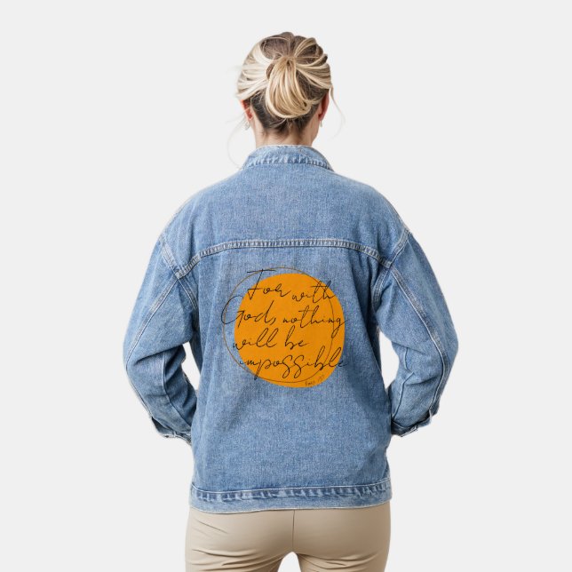Für Gott Jeansjacke (Modell)