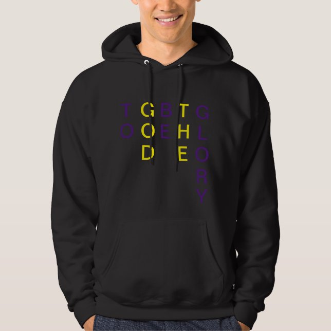 Für Gott sei der Ruhmesuder Hoodie (Vorderseite)