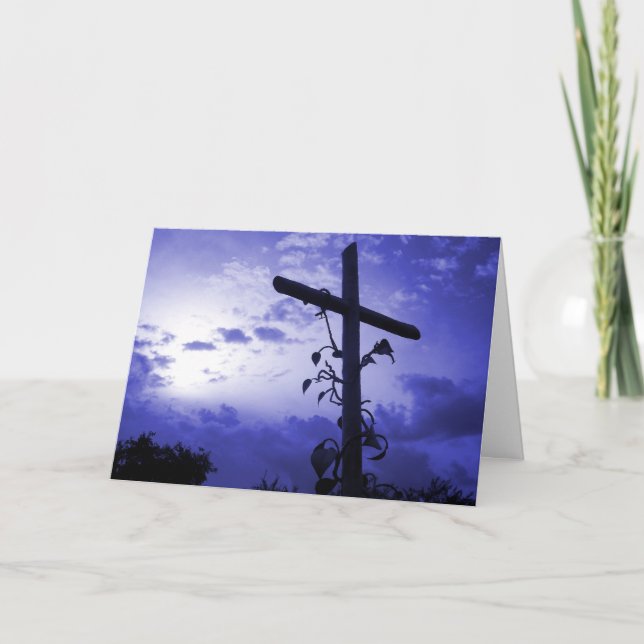 Für Gott so liebte die Welt - Johannes 3:16 Karte (Vorderseite)