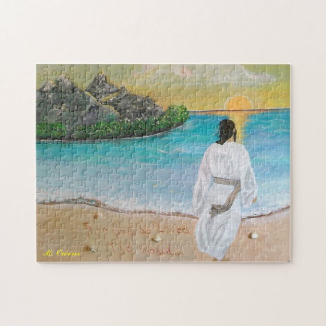 "Für Gott so liebte die Welt..." Puzzle und Gesche (Horizontal)
