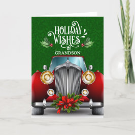 für Grandson Red Classic Car Weihnachten