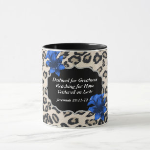 Für Greatness Tierdruckflorale Tasse bestimmt