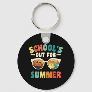 Für Groovy Schüler ist die Schule im Sommer unterw Schlüsselanhänger