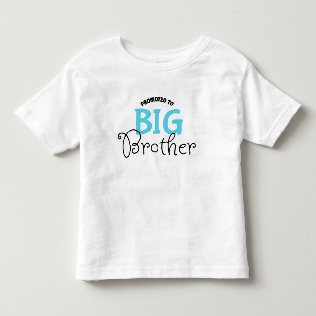 Für große Brüder beworben typografisch Kleinkind T-shirt (Vorderseite)