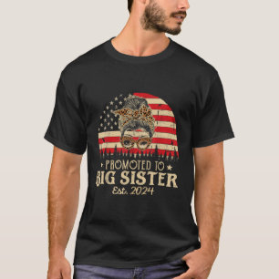 Für große Schwester Est 2024 Frauen USA Retro Ti T-Shirt