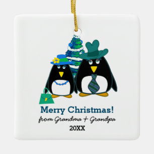 Für Großkinder zu Weihnachten maßgeschneiderte  Keramikornament