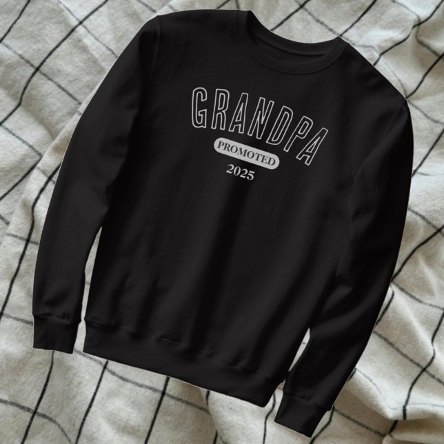 Für Großvater-Opa-Offenbarung befördert Sweatshirt (Von Creator hochgeladen)