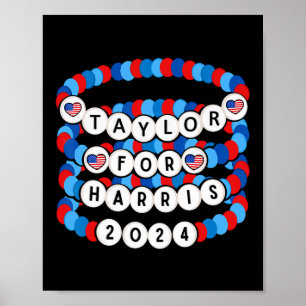 Für Harris 2024 Charm Bracelet Support Kamala Harr Poster