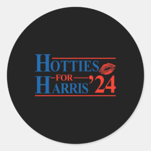 für Harris Shirt Kamala Harris zum Präsidenten 202 Runder Aufkleber