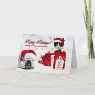 für Heimtiere Sitter zu Weihnachten Katze und Hund