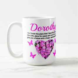 FÜR ICH KENNE DEN PLAN PERSONALISIERT JEREMIAH 29: KAFFEETASSE