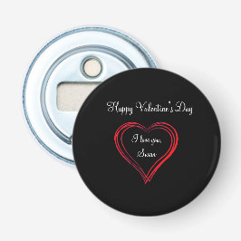 Für ihn, Mann, Freund für den Valentinstag Flaschenöffner