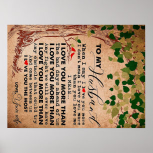 Für Ihr Phantastisches Ehemann, Ehemann, Geburtsta Poster