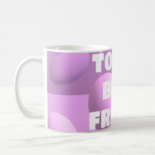 Für Ihre beste Freundin Blasen in rosa Kaffeetasse
