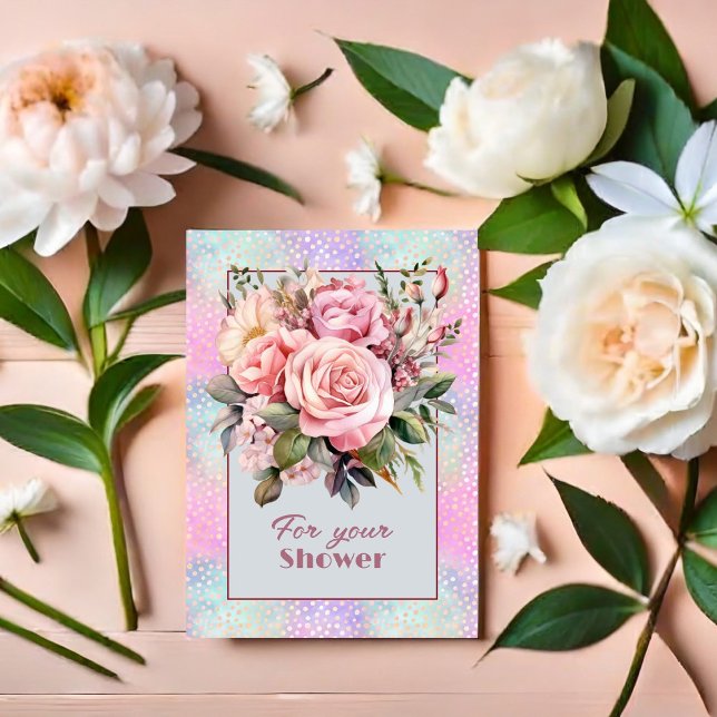 Für Ihre Dusche Mitteilungskarte (Von Creator hochgeladen)