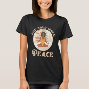 Für Ihre innere Fitness Meditation Yoga T-Shirt