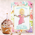 Für ihre lustige Sassy Sarcastic Friend Geburtstag Karte<br><div class="desc">Woll eine lustige Karte,  um deine Freundin lassen,  dass sie schön,  süß und witzig ist? Warten Sie,  bis die Pointe auf diesem hier allen ein Lächeln auf die Stirn bringt:)</div>