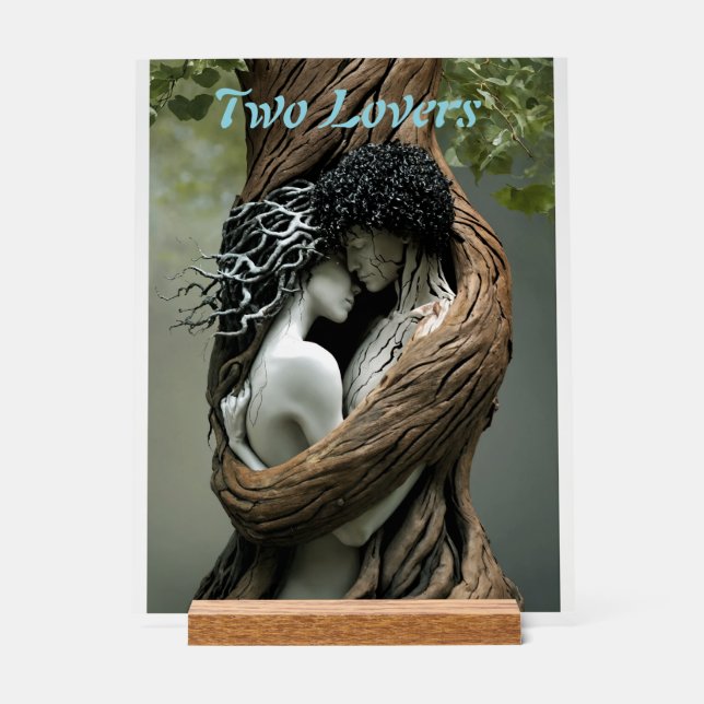 "Für immer!" Acrylschild (Vorderseite)