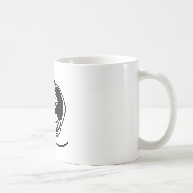 für immer alleingesicht kaffeetasse (Rechts)