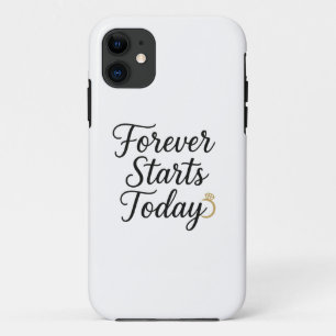 Für immer beginnt heute - Romantisches Hochzeitszi Case-Mate iPhone Hülle
