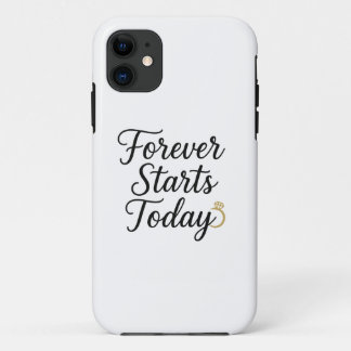 Für immer beginnt heute - Romantisches Hochzeitszi Case-Mate iPhone Hülle