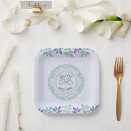 Für immer beginnt hier: Eine Hochzeit Pappteller