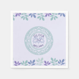 Für immer beginnt hier: Eine Hochzeit Serviette