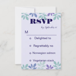 Für immer beginnt hier: Eine Hochzeitseinladung RSVP Karte