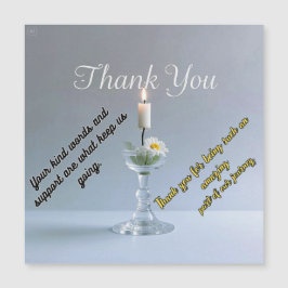 Für immer dankbar für Sie Magnetkarte