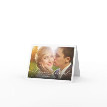 Für immer dankbares Script Foto Hochzeit Vielen Da