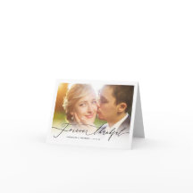 Für immer dankbares Script Foto Hochzeit Vielen Da