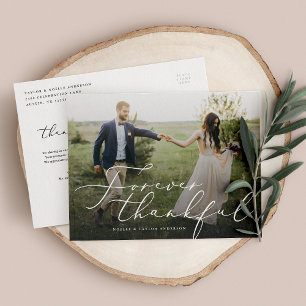 Für immer danke ich Ihnen Postcard Postkarte